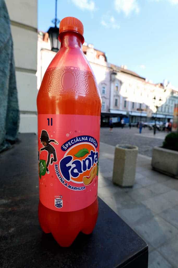 Fanta "Broskyna A Marhula" - Prague