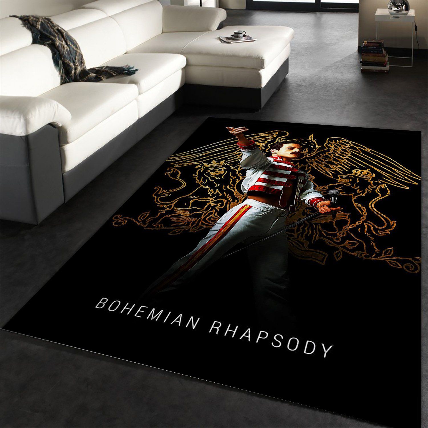 Bohemian Rhapsody Area Rug Movie Rug Family Gift US Decor