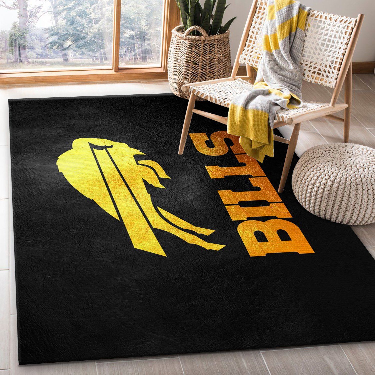 Buffalo Bills NFL Area Rug Carpet