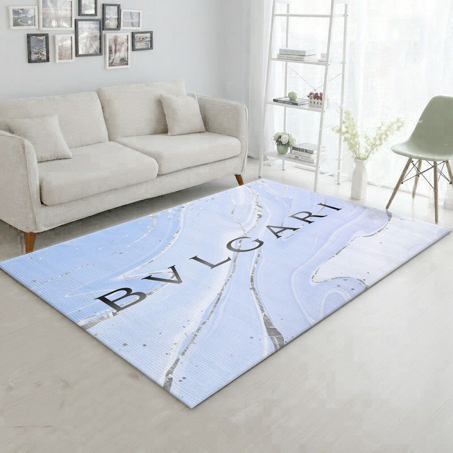 Bvlgari Area Rugs Fashion Brand Rug Floor Decor Home Decor