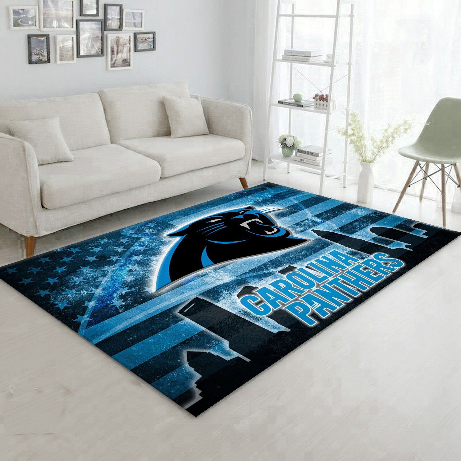 Carolina Panthers NFL Area Rug Bedroom Rug US Gift Decor