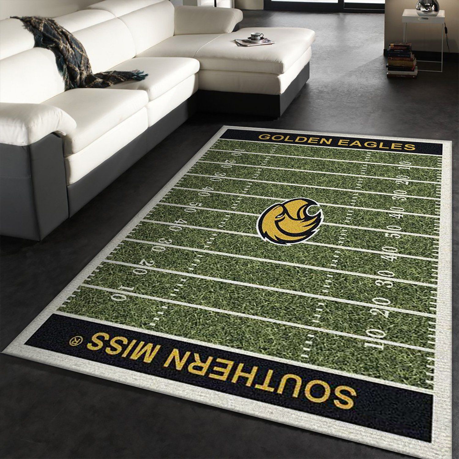 College Southern Mississippi NFL Team Logo Area Rug