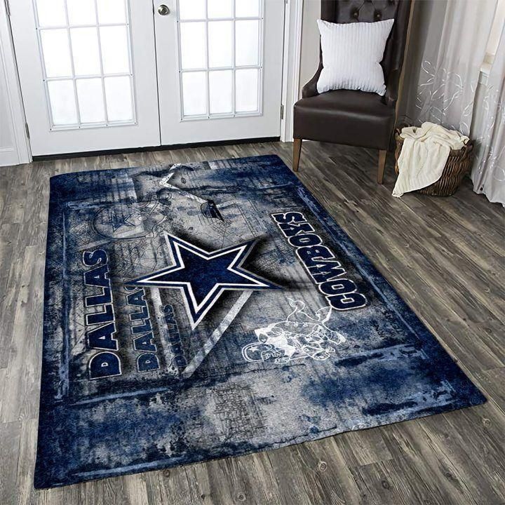 Dallas Cowboys Area Rug Christmas Rug Floor Decor The US Decor