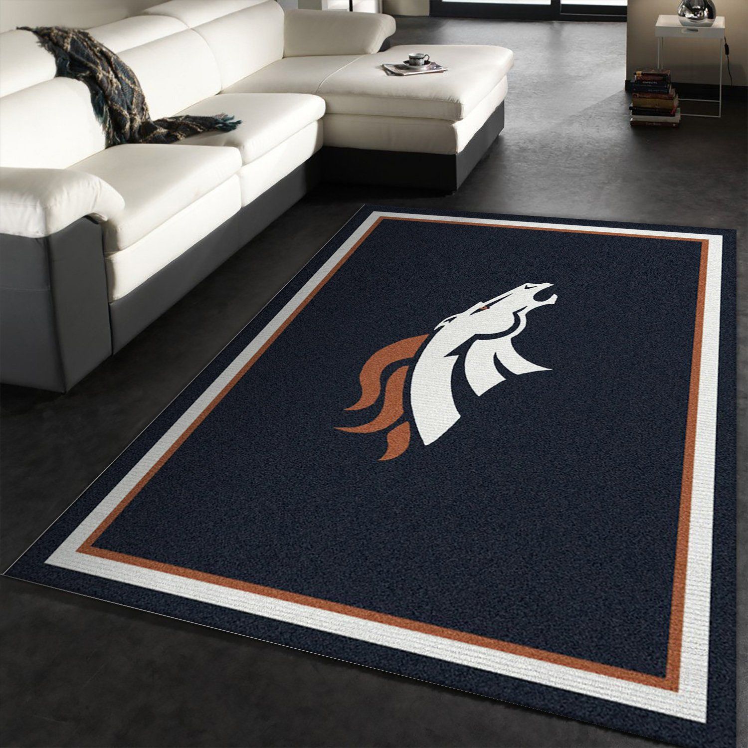 Denver Broncos Imperial Spirit Rug NFL Team Logos Area Rug