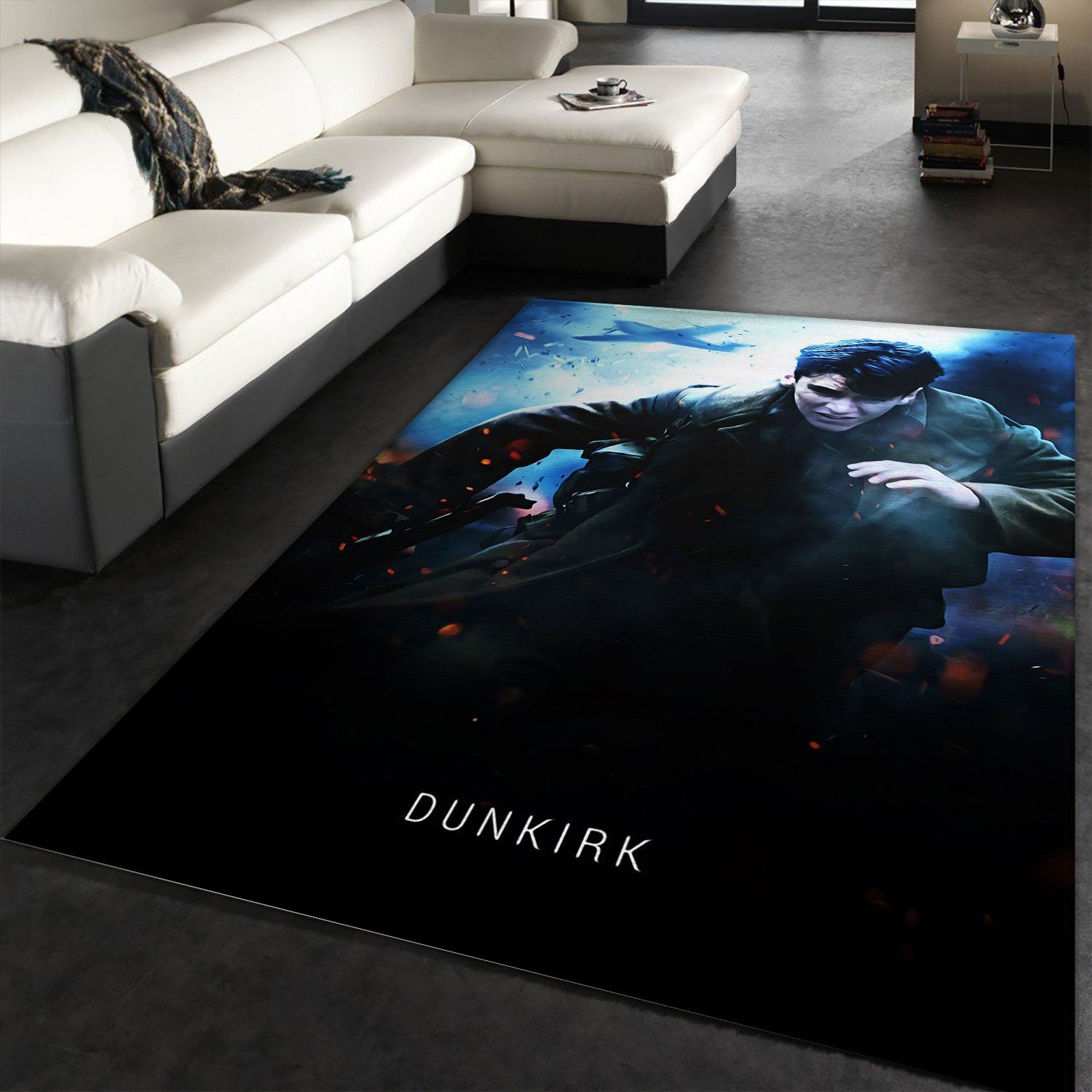 Dunkirk Area Rug Art Painting Movie Rugs Floor Decor Home Decor