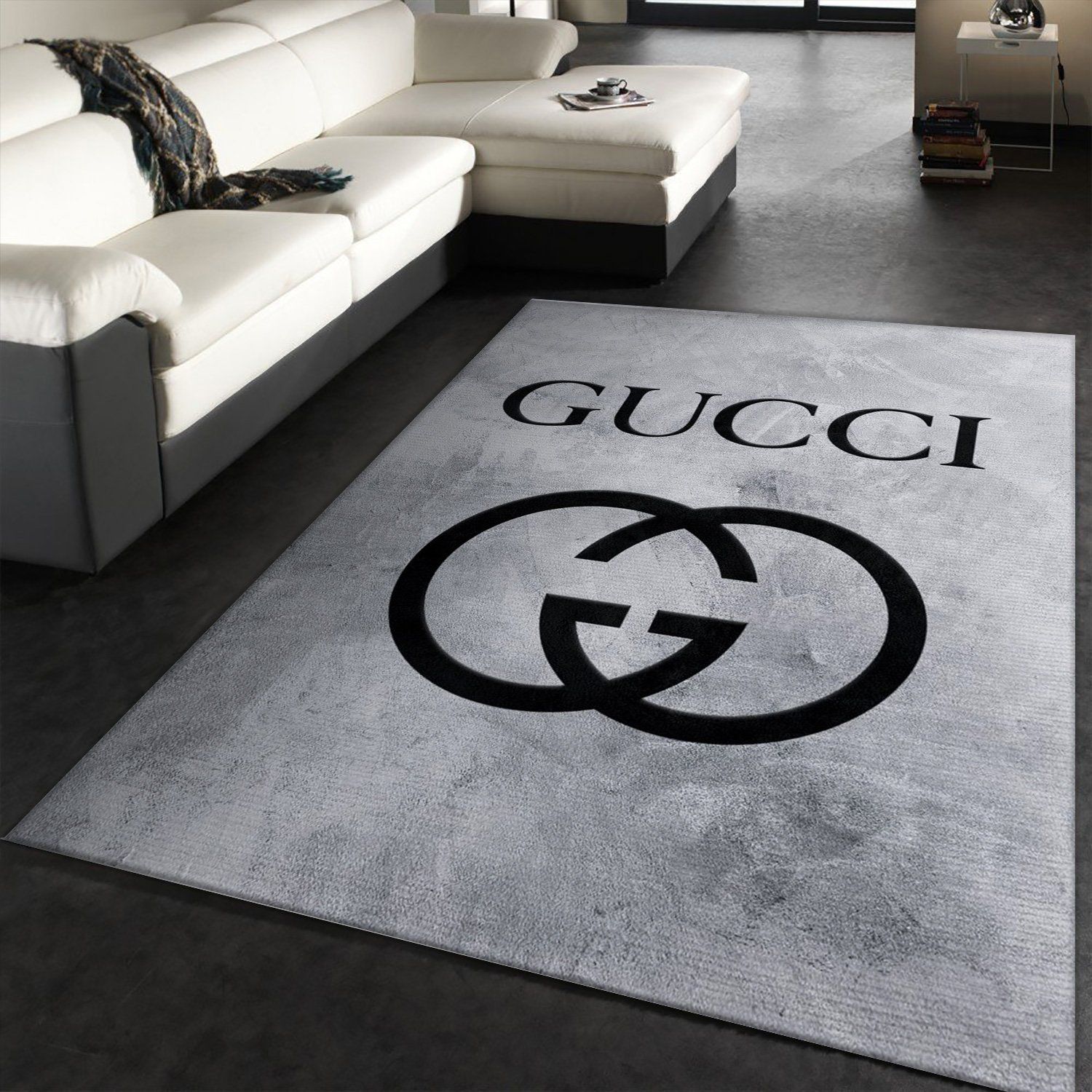 Gucci Rectangle Rug Fashion Brand Rug Christmas Gift US Decor