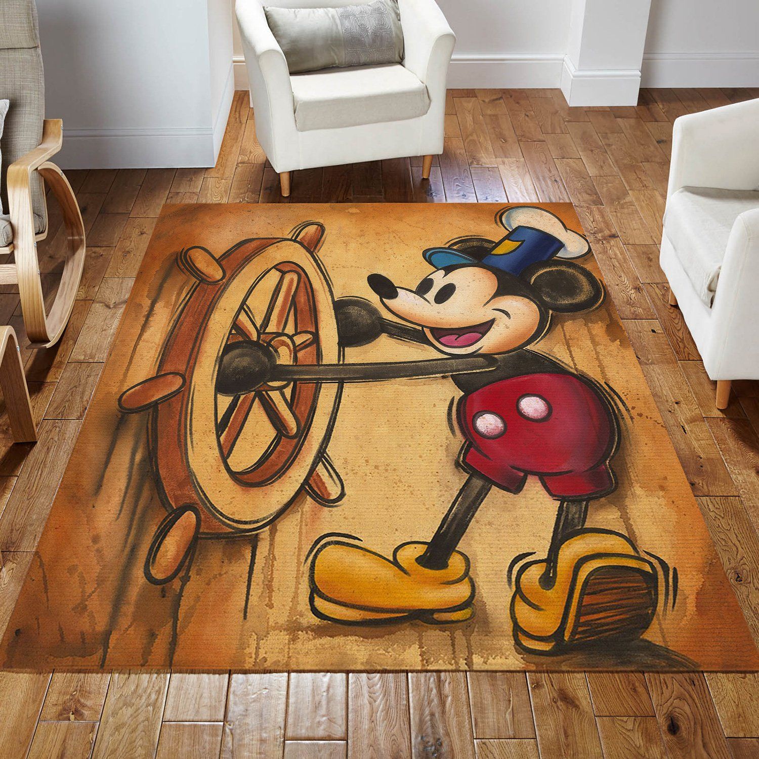 Happy Area Rug For Christmas Living Room Rug Floor Decor Home Decor