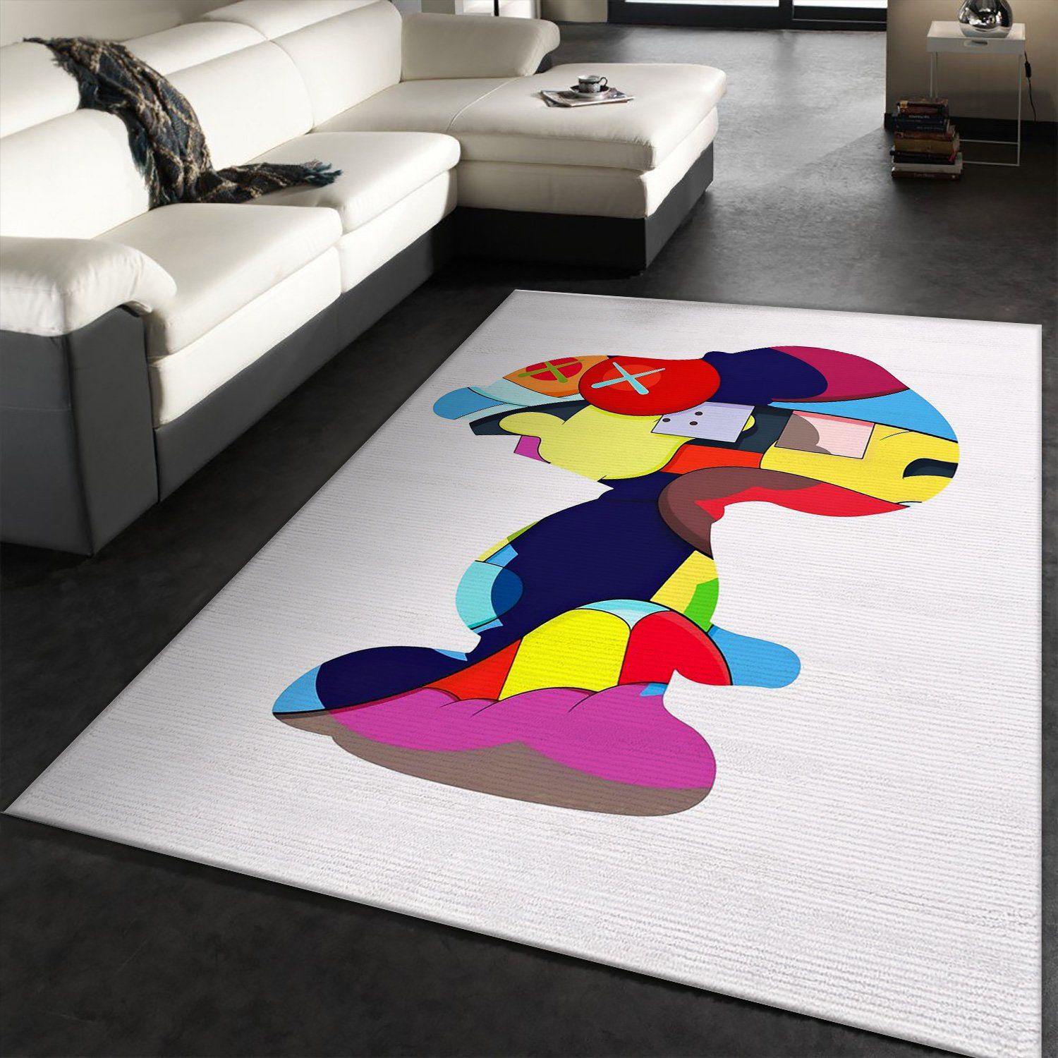 Kaws Snoopy Area Rug Fashion Brand Rug Floor Decor Home Decor