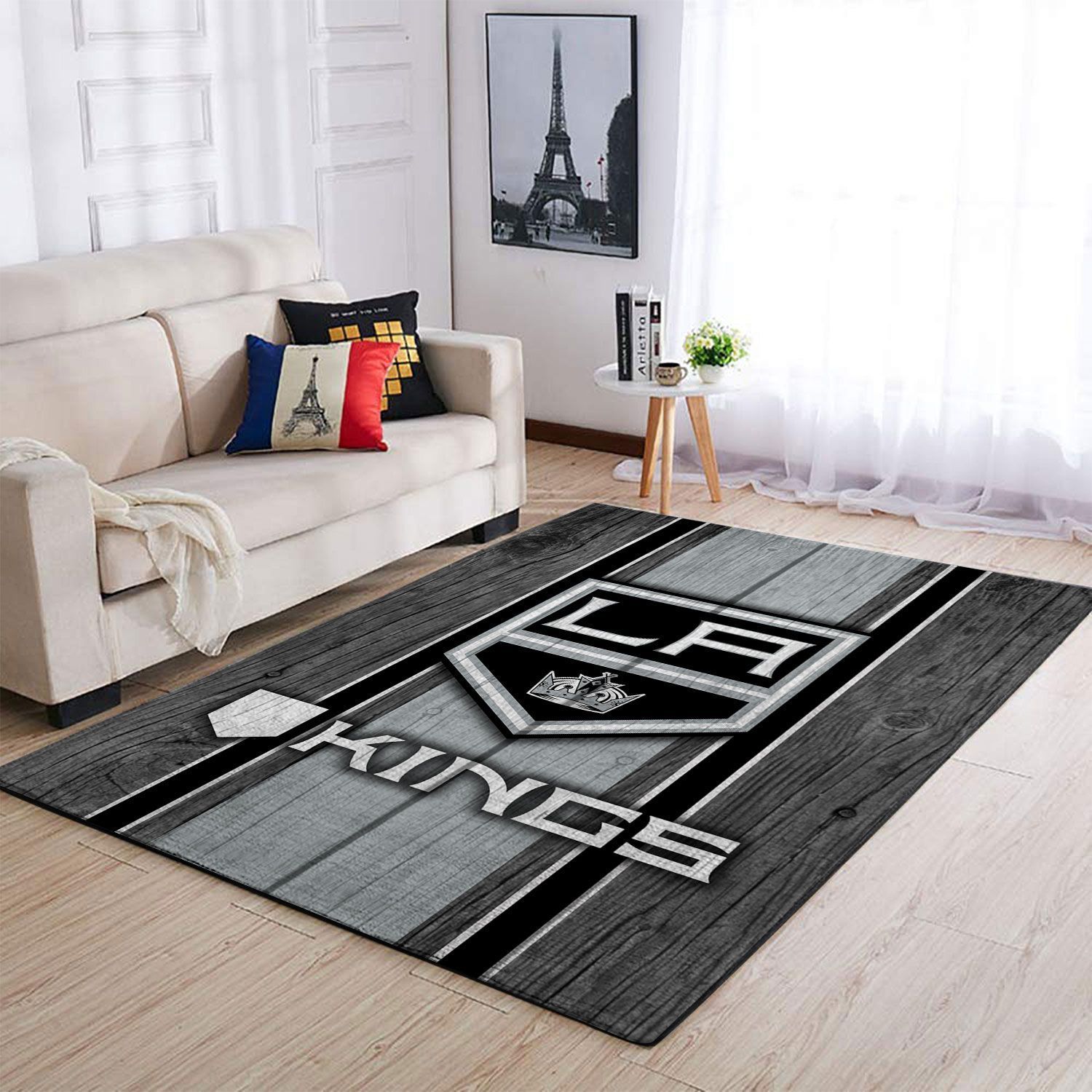 Los Angeles Kings Nhl Team Logo Style Nice Gift Home Decor Rectangle Area Rug