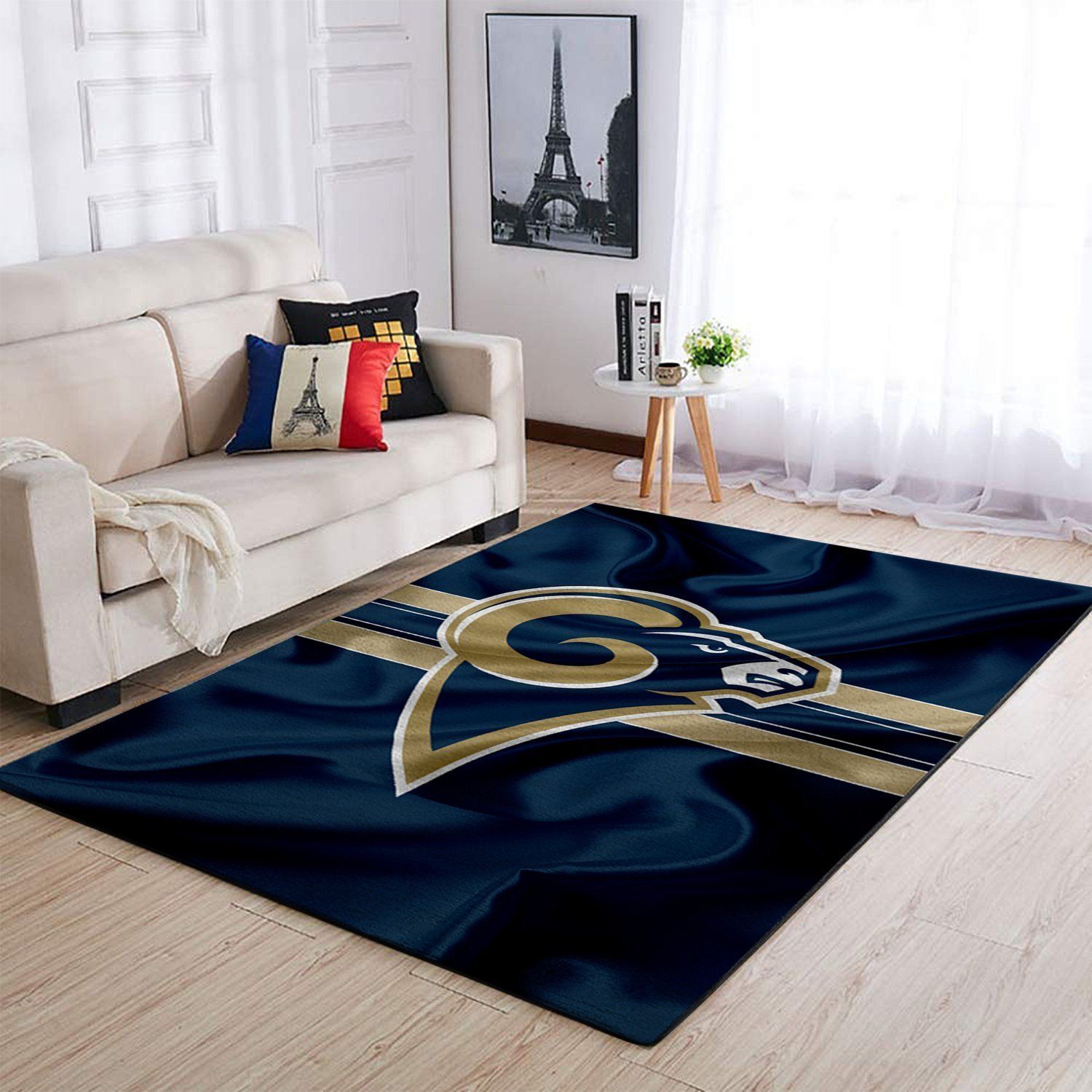Los Angeles Rams Area Rug Nfl Football Floor Decor 1910073