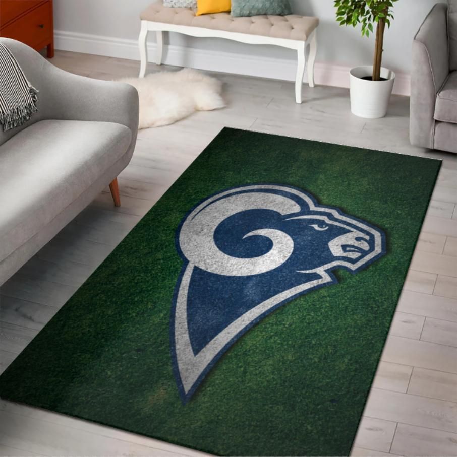 Los Angeles Rams Nfl Team Area Rug Rugs For Living Room Rug Home Decor