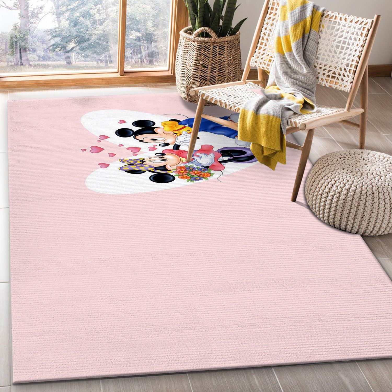 Minnie Mouse Ver14 Movie Area Rug Bedroom Rug Home US Decor