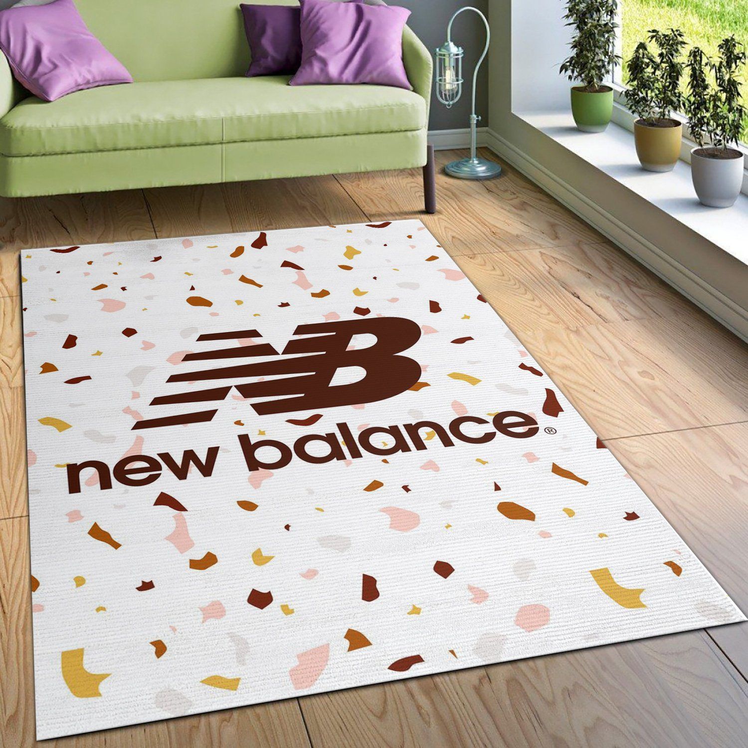 New Balance Rug Bedroom Rug Christmas Gift US Decor