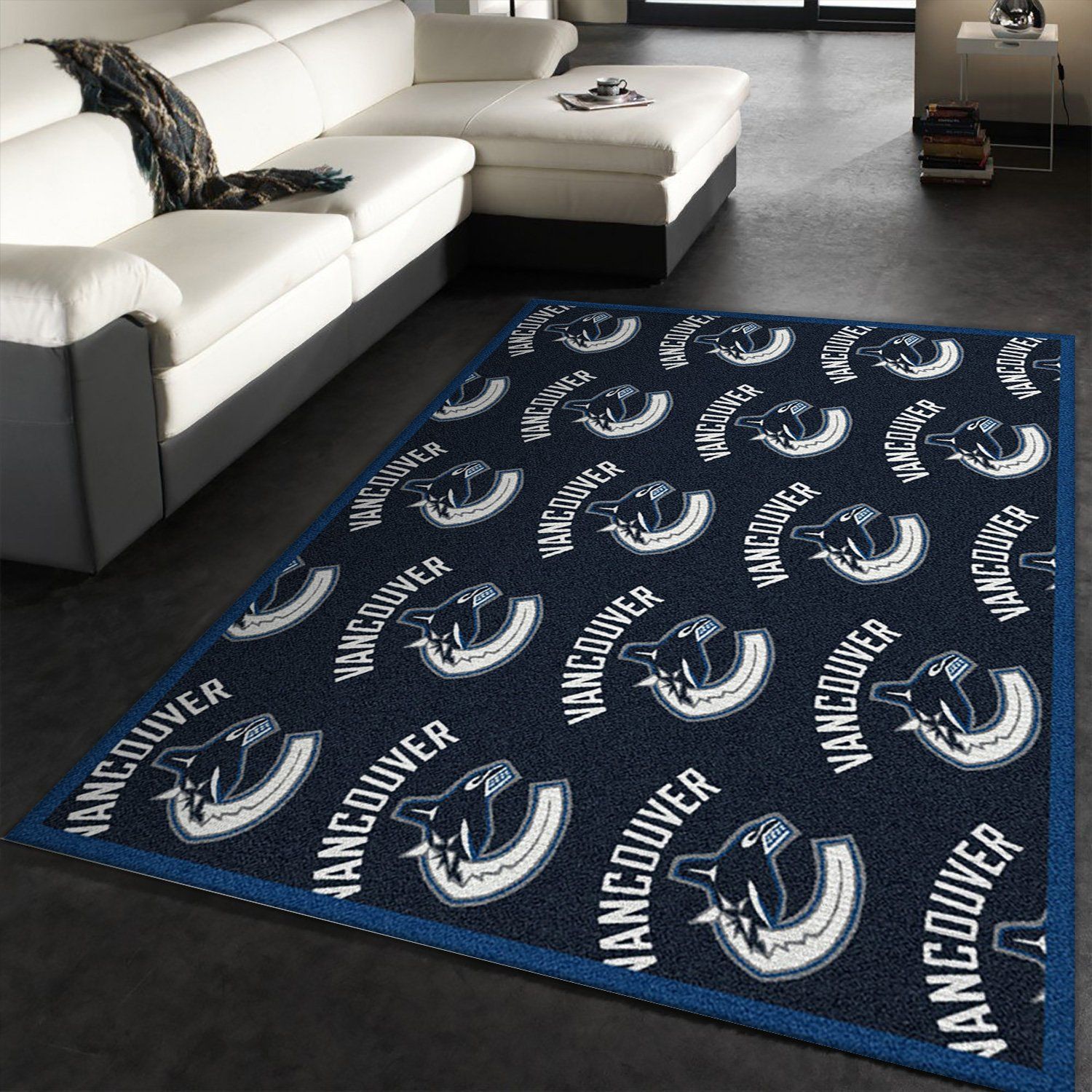 Nhl Repeat Vancouver Canucs Area Rug Carpet