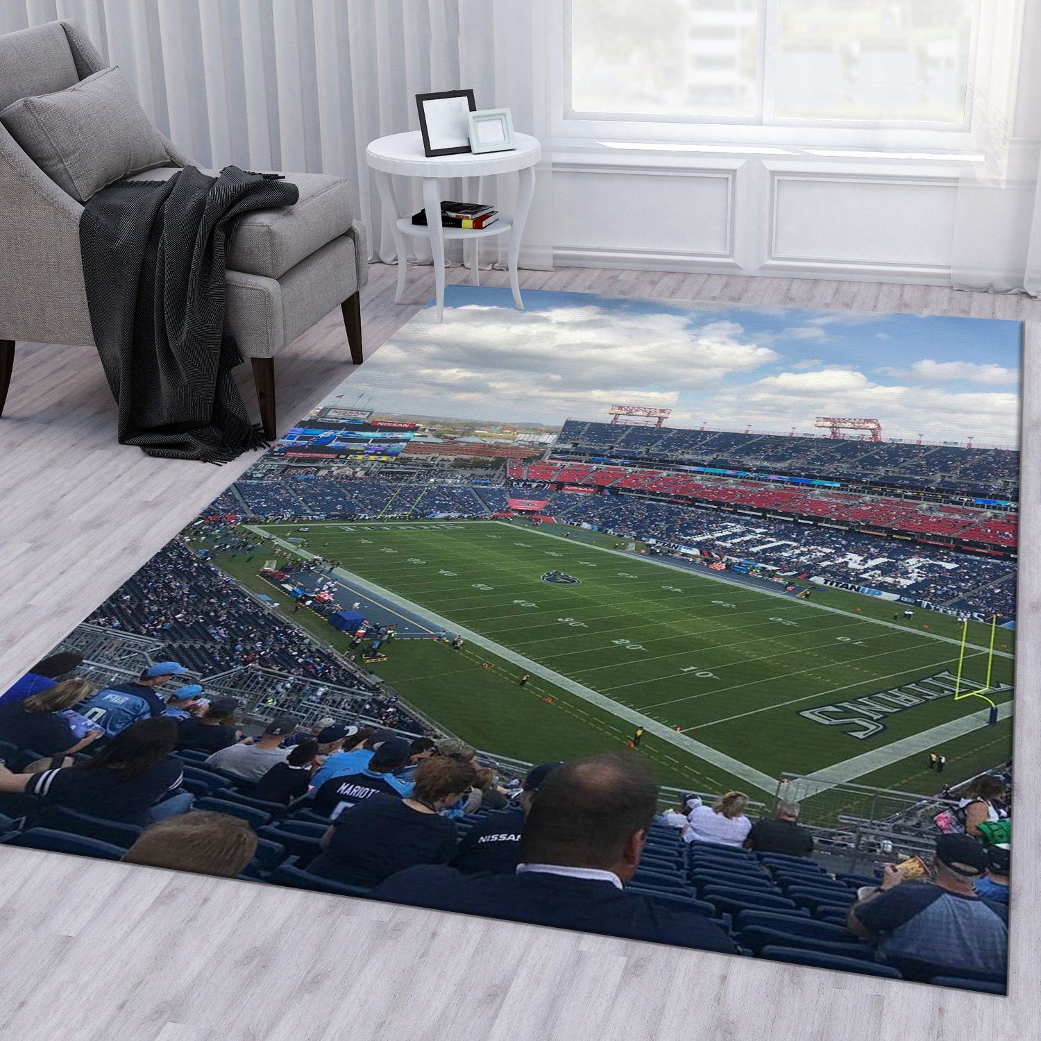Nissan Stadium NFL Noel Gift Rug Bedroom Rug Floor Decor Home Decor