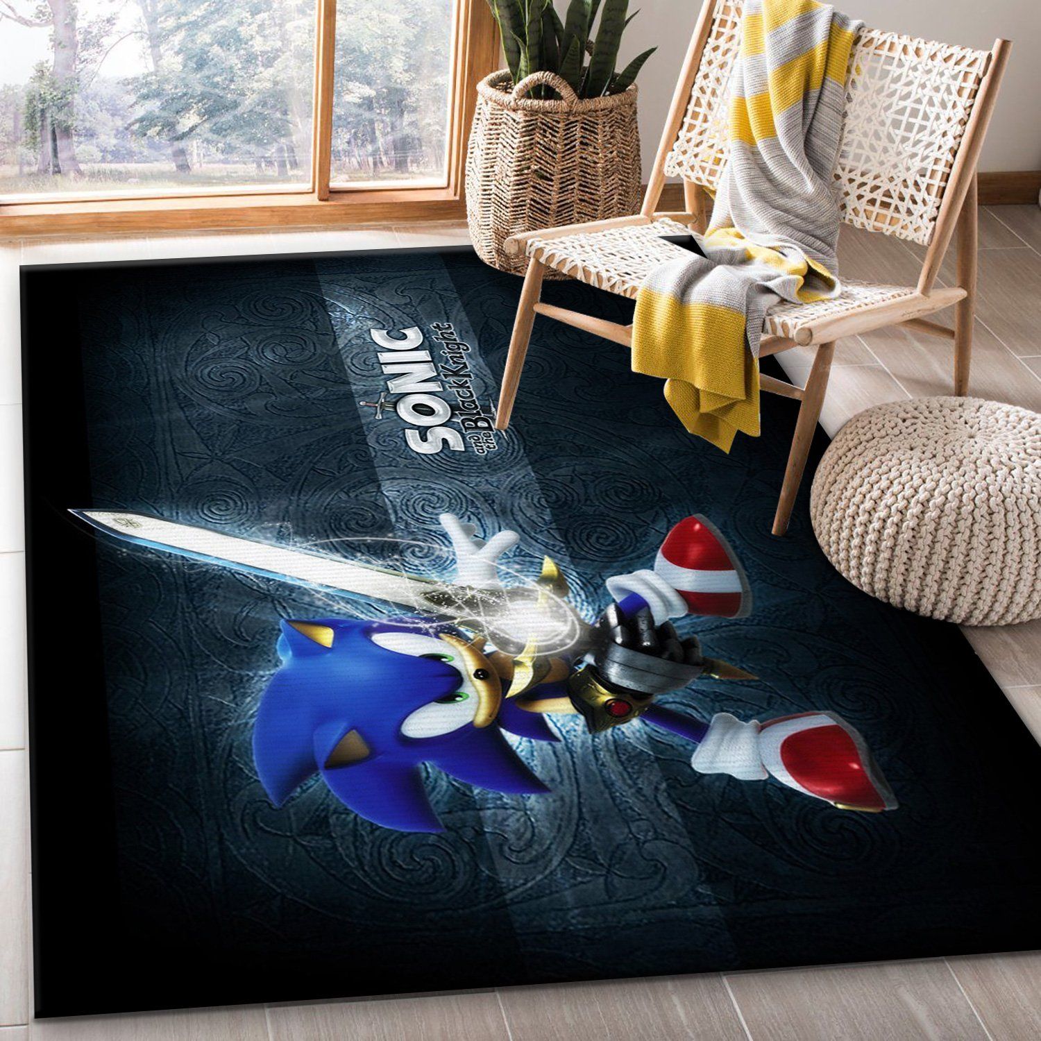 Sonic Knight Ver1 Area Rug For Christmas Bedroom Rug Floor Decor Home Decor