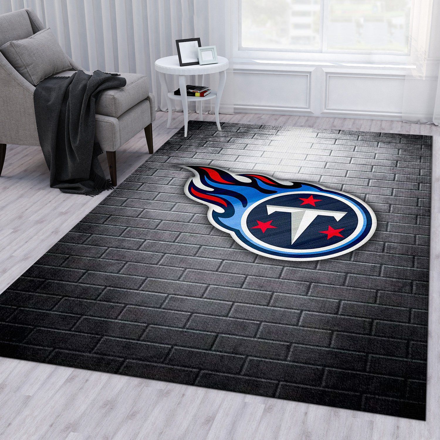 Tennessee Titans Nfl Area Rug Bedroom Rug Home US Decor