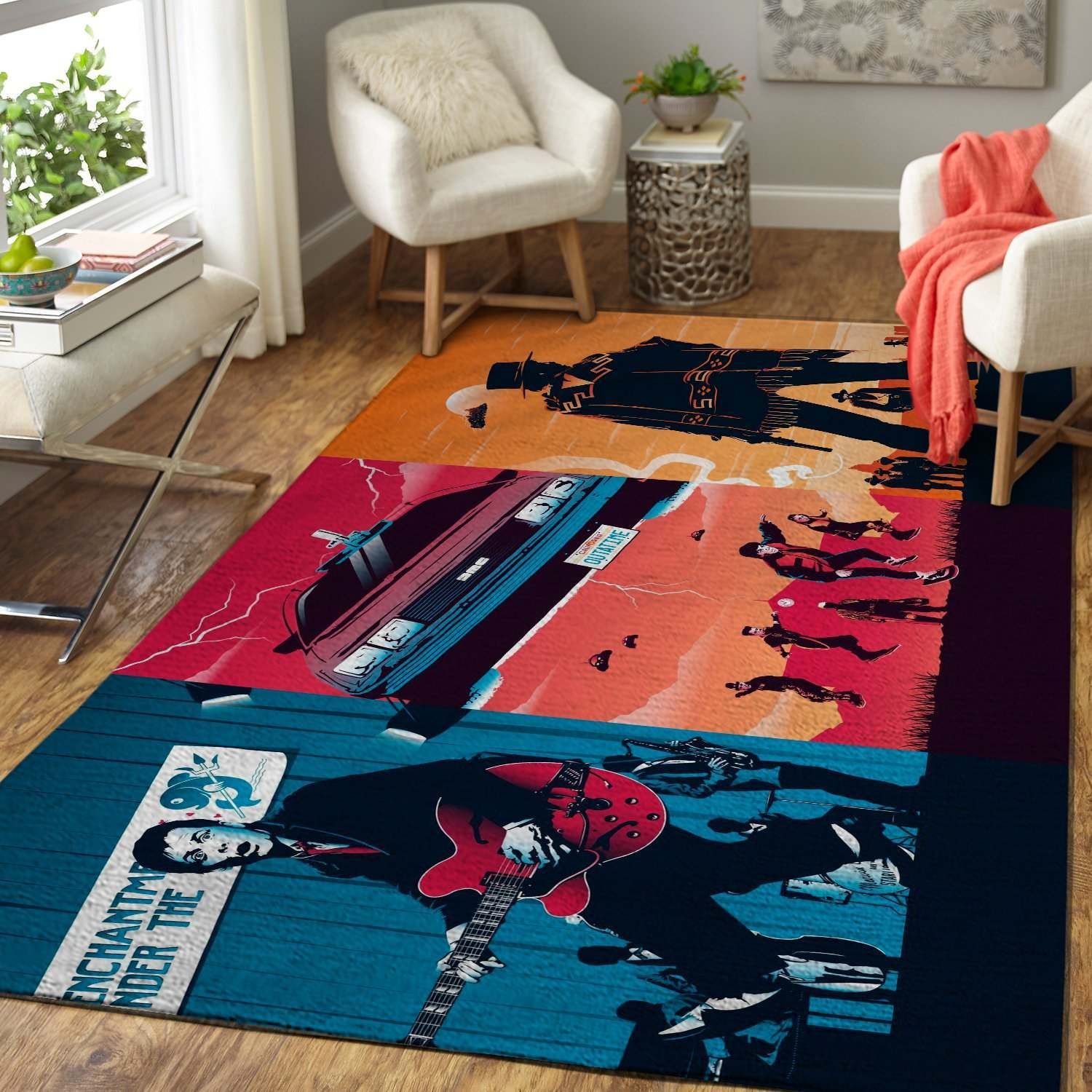 Back to the Future Trilogy Area Rug - Movie CT83762 Rug Carpet