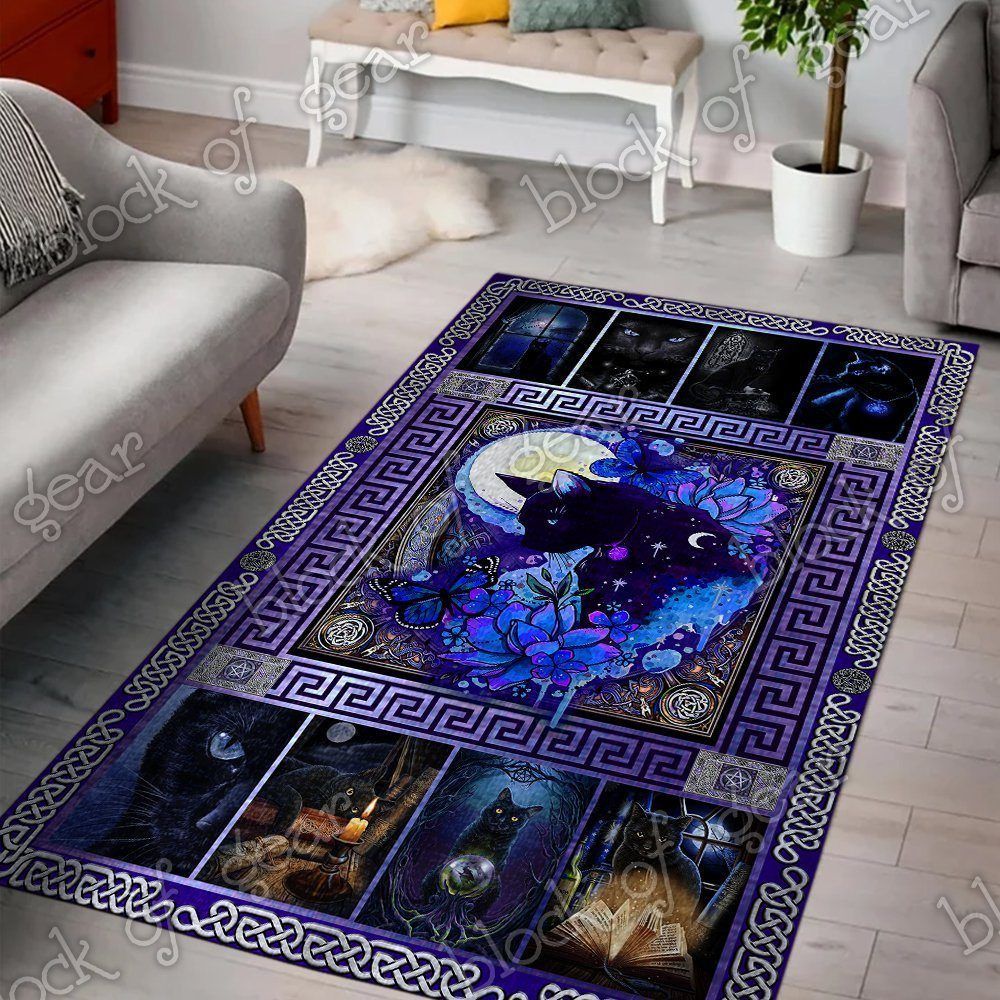 Black Cat Rug Carpet