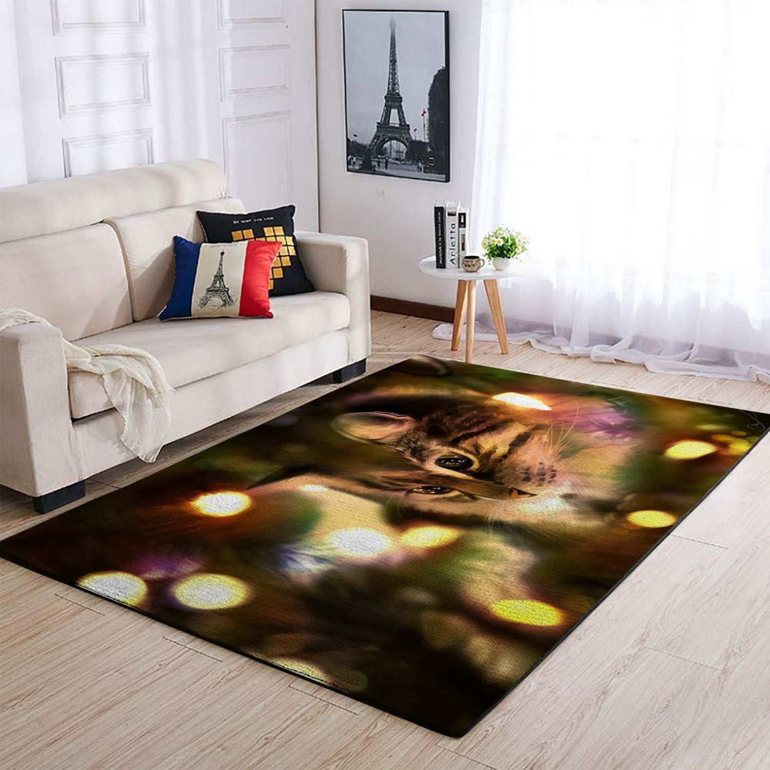 Christmas Cat Area Rug Carpet