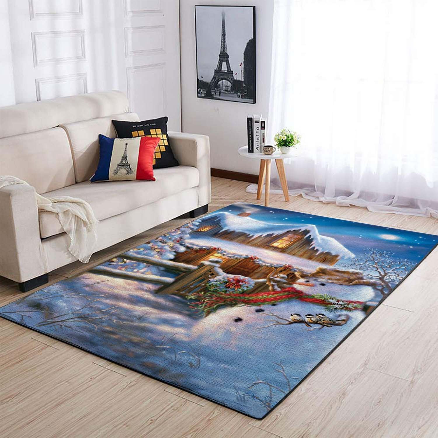 Christmas - Snowman Area Rug / Rug Carpet