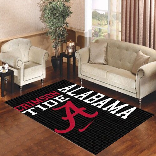 Crimson Tide A Alabama Living room carpet rugs