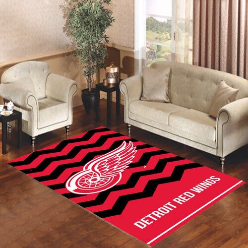 DETROIT RED WINGS Living room carpet rugs