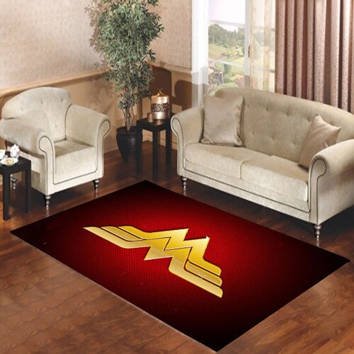 Dc Comics Superhero Wonder Woman Logo Living room carpet rugs