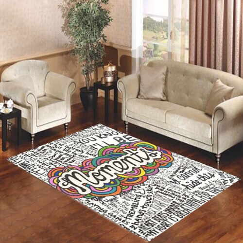 Ed Sheeran Lyric Quote Living room carpet rugs
