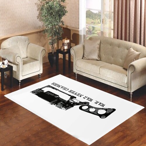 FALLOUT LASER RIFLE Living room carpet rugs