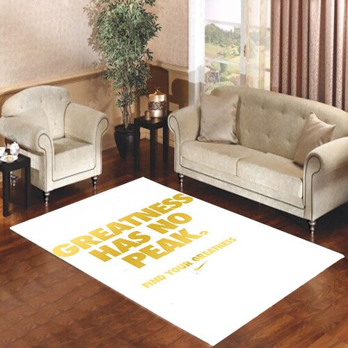 Greatness Has No Peak Living room carpet rugs