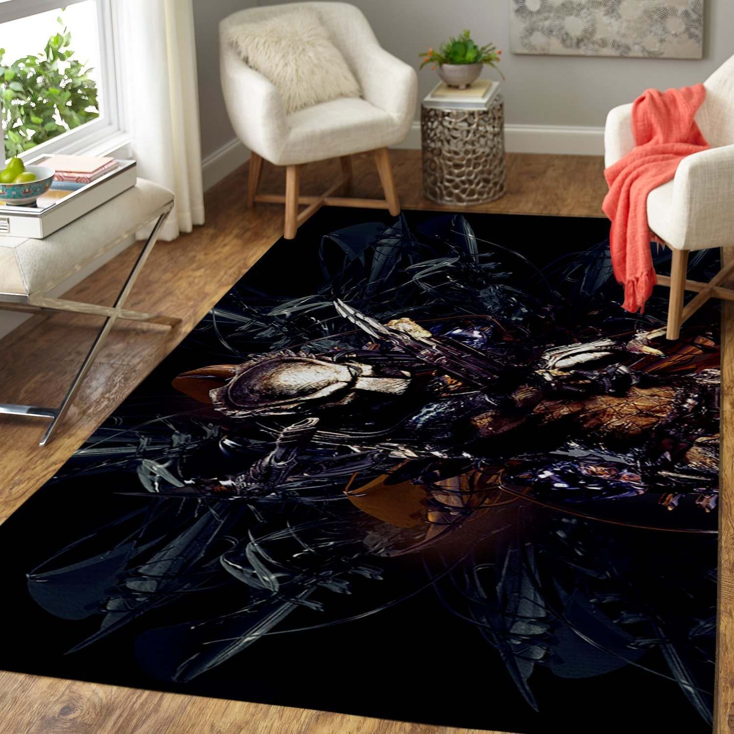 Horror movie Alien vs. Predator Area / Movie Rug Carpet