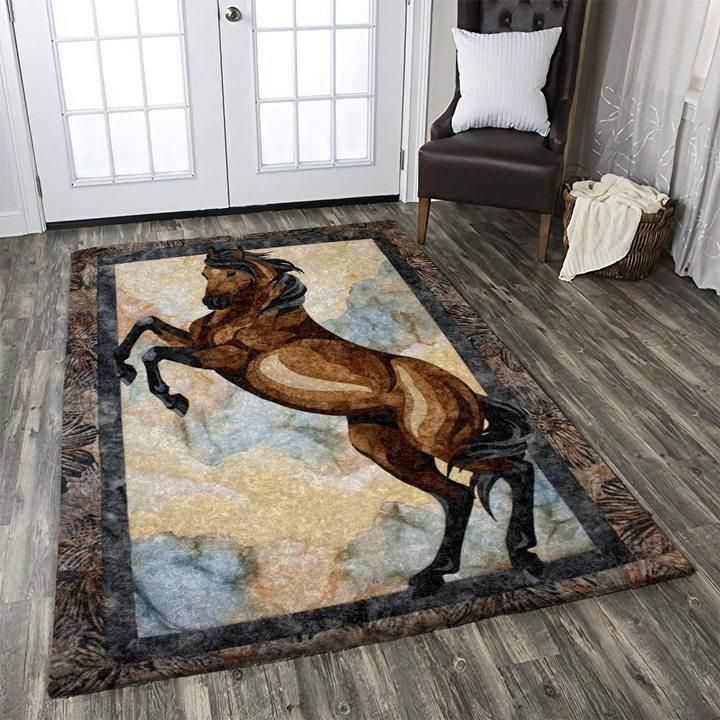 Horse Area Rug Carpet