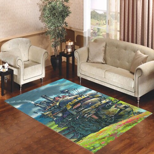 Howls Moving Castle Living room carpet rugs