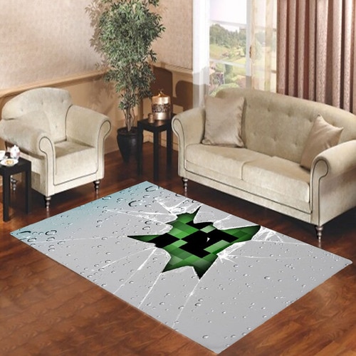 Minecraft Creeper Games Living room carpet rugs