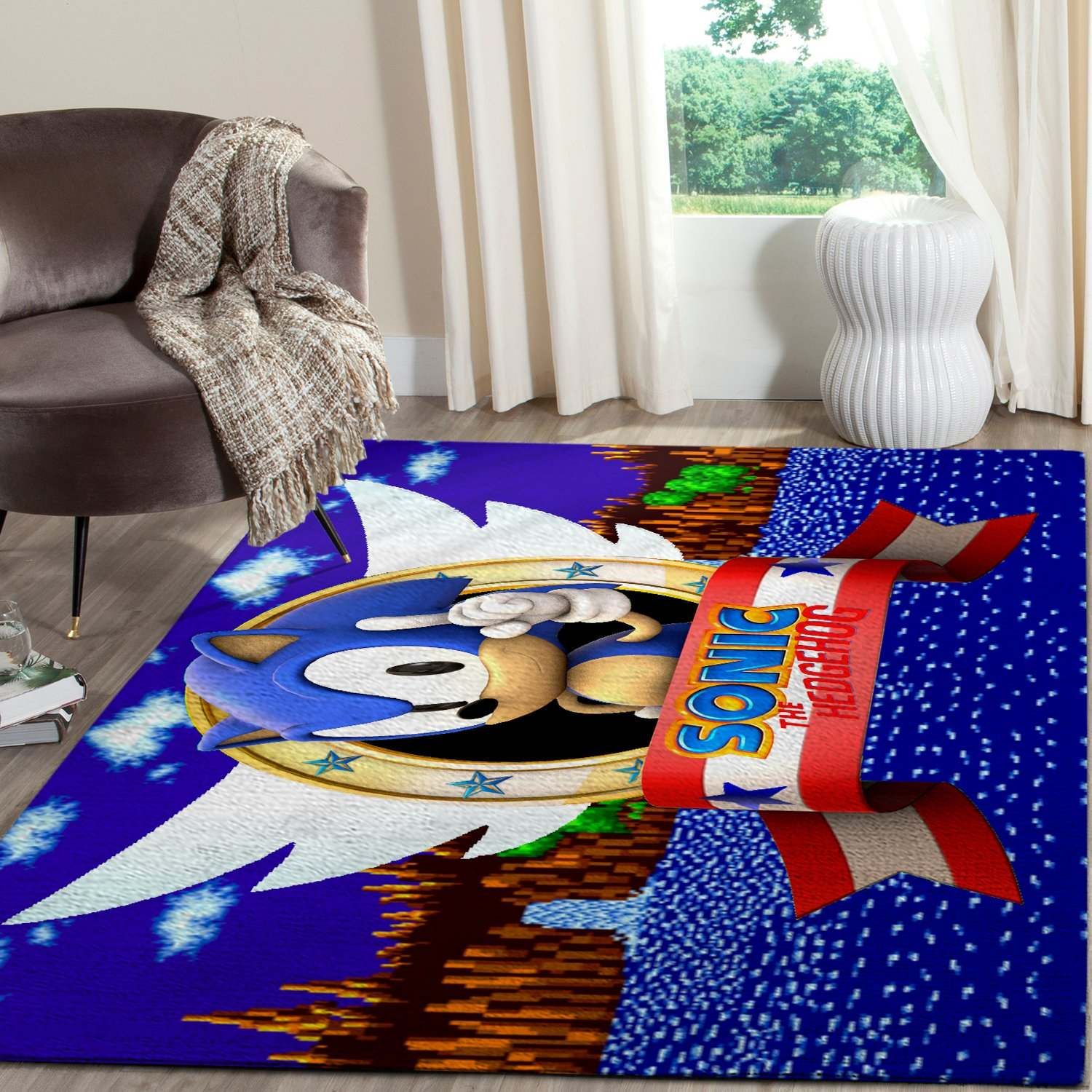 Sonic the Hedgehog Area Rug / Gaming Floor FP46923 Rug Carpet