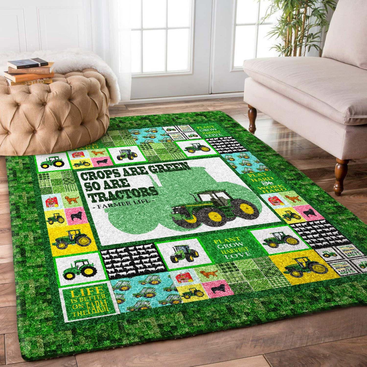 Tractors Rug Carpet