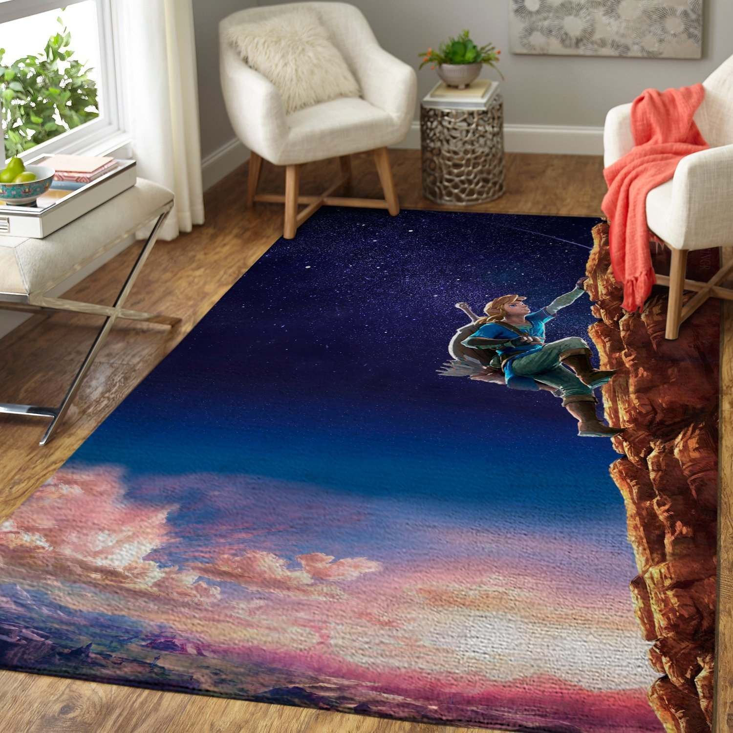 Video Game Fans The Legend of Zelda Area Rug Carpet - Majora's Mask - Gaming Home Decor