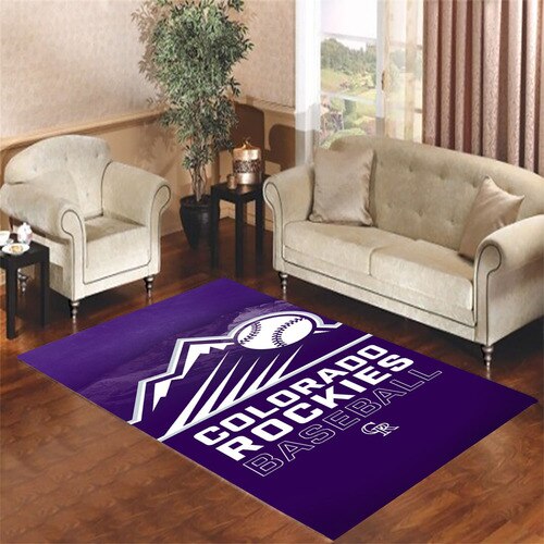 colorado rockies baseball Living room carpet rugs