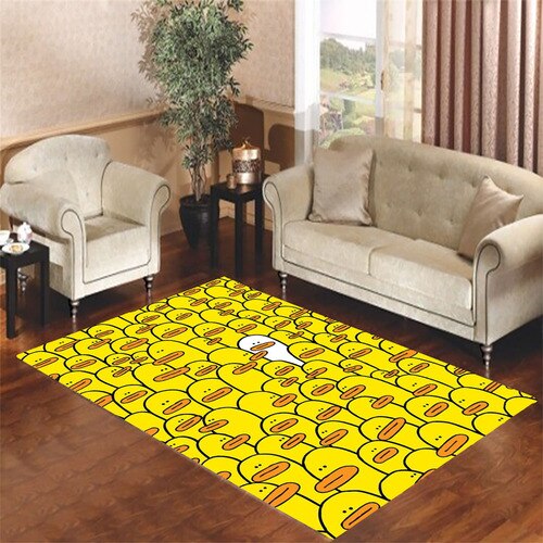 cute duck wallpapers Living room carpet rugs