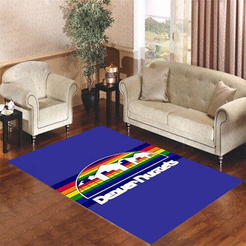 denver nuggets throwback logo Living room carpet rugs