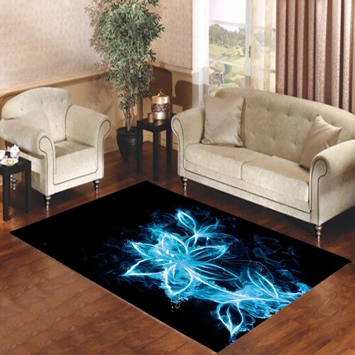 flowers glow Living room carpet rugs
