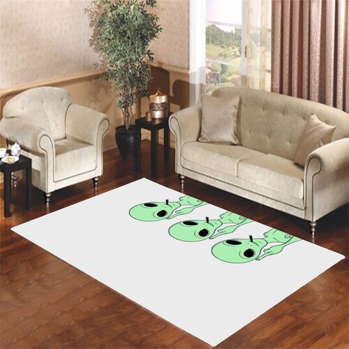 image de alien Living room carpet rugs