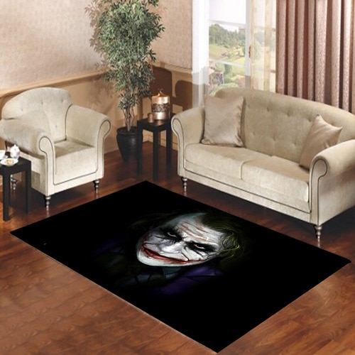 joker face smudge Living room carpet rugs