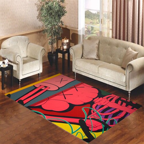 kaws cartoon Living room carpet rugs
