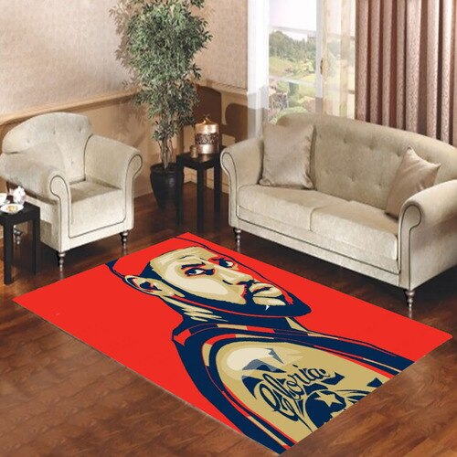 lebron james anime Living room carpet rugs