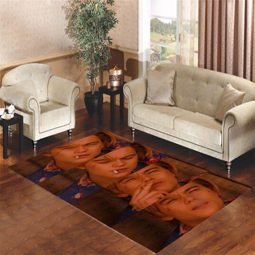 leonardo dicaprio smoked Living room carpet rugs