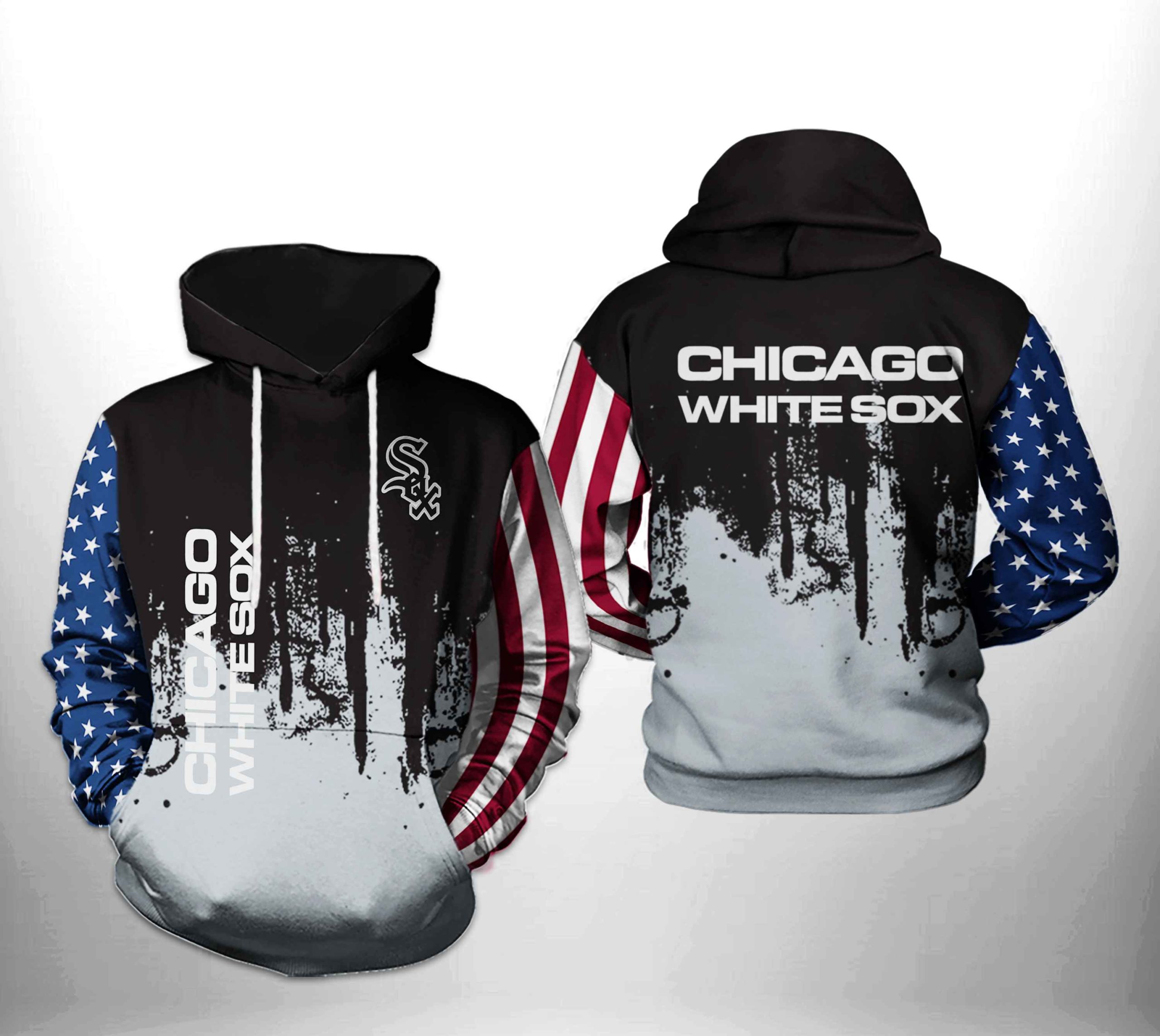 Chicago White Sox MLB Team US 3D Printed Hoodie/Zipper Hoodie (Copy)