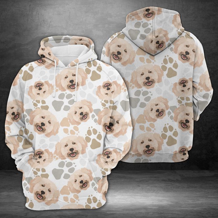 Dog Paws Poodle 3D Printed Hoodie/Zipper Hoodie
