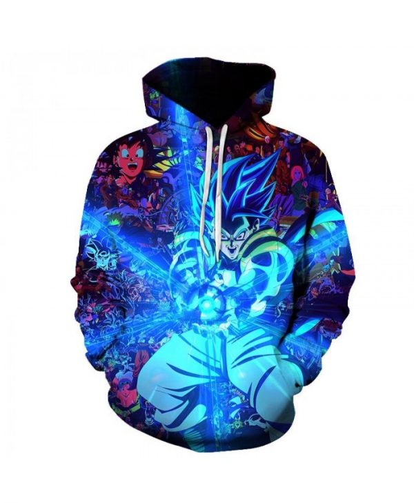 Dragon Ball Super Long Design B 3D Printed Hoodie/Zipper Hoodie